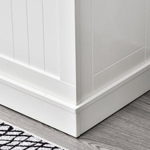 English Elm HOMCOM 38" 3-in-1 Entryway Hall Tree Bench with 4 Double Hooks, Shoe Storage & Anti-Tip System W2225P173983