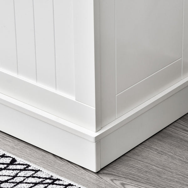 English Elm HOMCOM 38" 3-in-1 Entryway Hall Tree Bench with 4 Double Hooks, Shoe Storage & Anti-Tip System W2225P173983