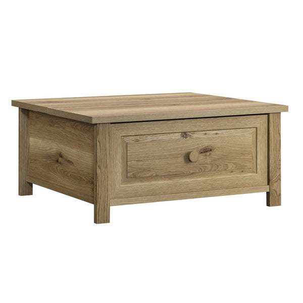 English Elm Lift-Top Coffee Table - Rustic Brown, Versatile Storage & Pop-Up Surface For Modern Living Spaces B356P367868