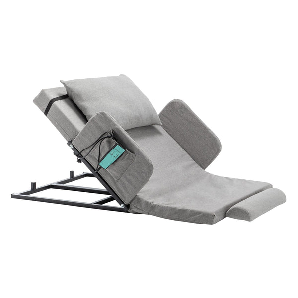 English Elm Electric Adjustable Bed Backrest With Safety Rails - 300 Lbs Capacity, 4-68° Lift, Easy Care Cover W1422P352935