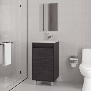 English Elm Colville Floating Wall Mount Vanity Cabinet Matte Finish Modern Bathroom Storage B092P439925