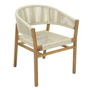 English Elm Modern Chenille Accent Chair with Ottoman Plush Wide Seat Curved Arms for Bedroom Teak+ Beige N719P428476A