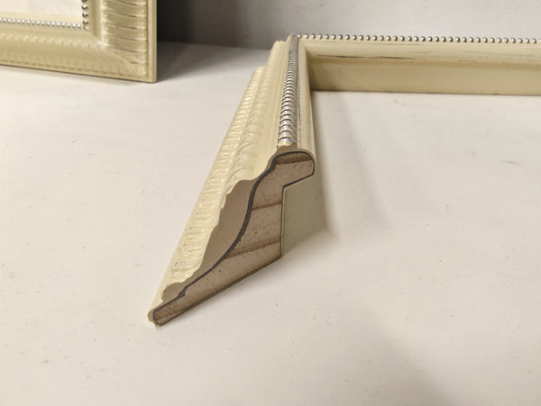 English Elm 18x24 Solid Wood Picture Frame with Replaceable Canvas, Acrylic Glass, Sturdy Backboard for Elegant Wall Decor White T3976P383243