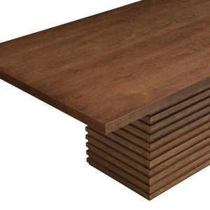 English Elm Christopher Knight Home® - Coad 84-Inch Rectangular Dining Table - Stylish Walnut Finish, Seats 6-8, Perfect For Any Space! N771P347115T_N771P347116T