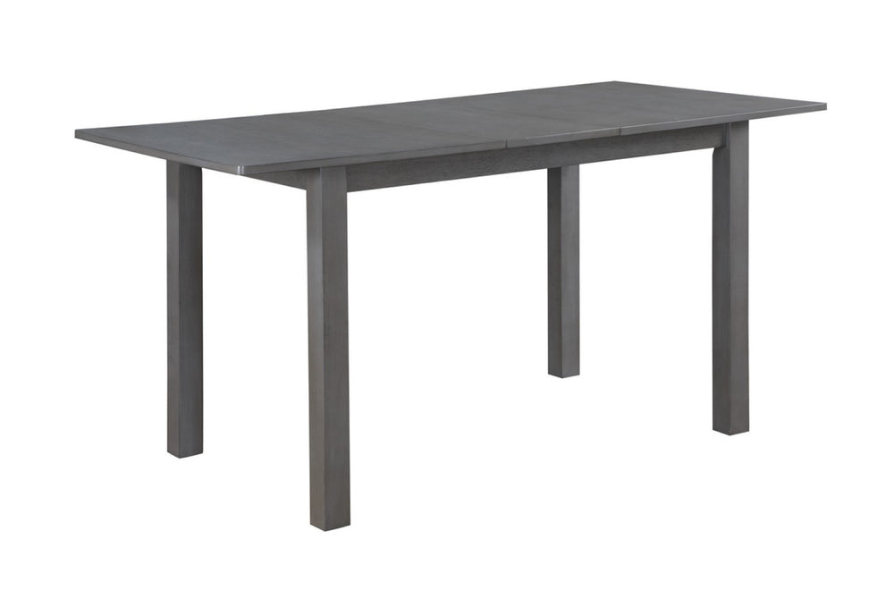 English Elm Carminegray Rustic Rubberwood Extendable Dining Table Seats 4 to 6 for Modern Farmhouse B2749P413322