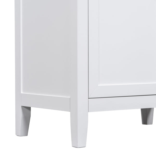 English Elm 30" Modern Bathroom Vanity With Sink Combo - Stylish White Cabinet, Ample Storage & Durable Design N725S999222K-6