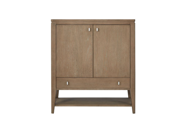 English Elm Door Chest Toffee Solid Wood & MDF Cabinet with Soft-Close Hinges, Adjustable Shelves, Drawers, Shelf B2699P323475