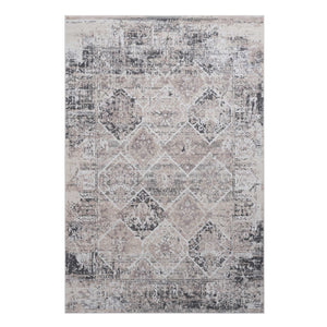 English Elm Payas Traditional 8X10 Area Rug In Cream & Anthracite – Durable, Soft, Kid & Pet-Friendly Design! B189P183617-GIGA