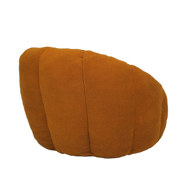 English Elm Bean Bag Lounge Chair Faux Fur Memory Foam Armrests Ergonomic Seat for Adults W2200P239873