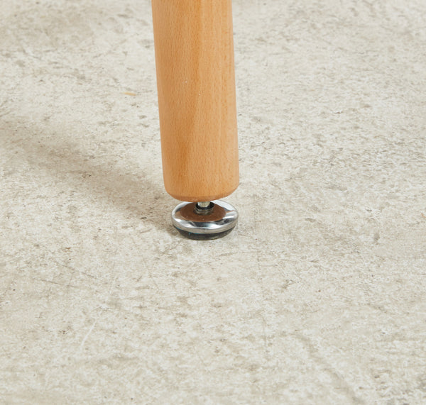 English Elm Extensible modern expandable dining and office table with sturdy wood legs, MDF top, easy assembly, versatile design Oak W234P254260