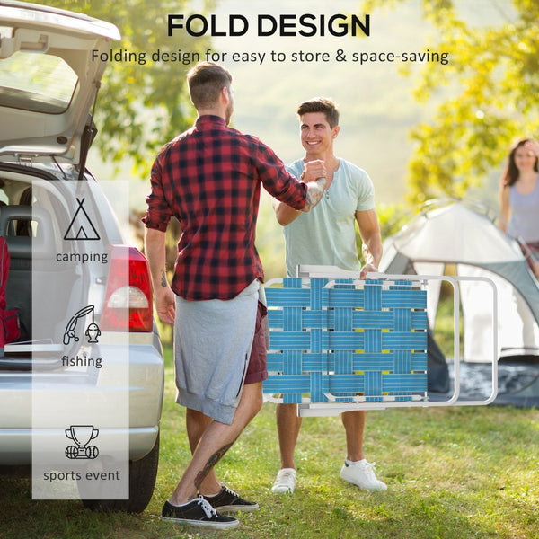 English Elm Outsunny Set Of 2 Portable Folding Patio Chairs – Comfortable, Stylish, And Ideal For Outdoor Fun! W2225P174072-GIGA