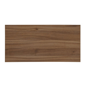 English Elm 5 Drawer Cabinet with Pine Feet, Engineered Rattan Finish, Anti-Dump Safety, Durable Moisture-Proof Storage (37.41"x18.9"x9.45") W688137513