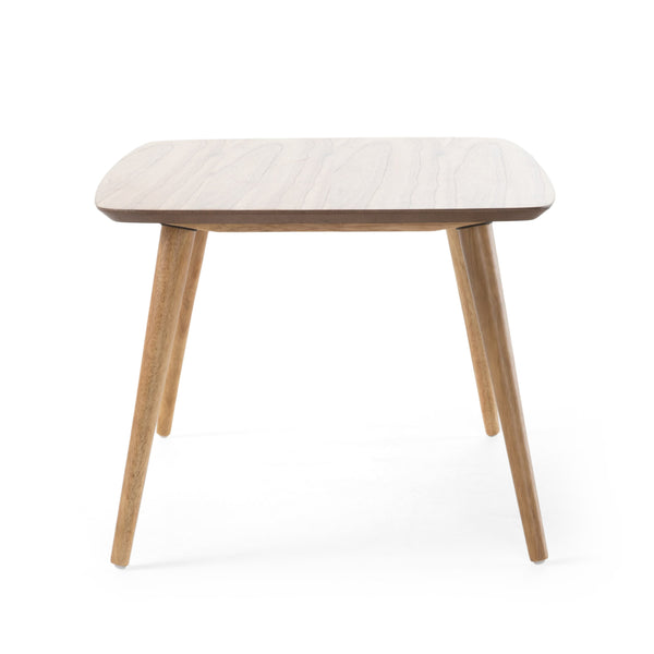English Elm Christopher Knight Home® - Coffee Table - Mid-Century Modern Rectangular Design, Durable Mindi Veneer, Natural Finish, Versatile N771P256410K