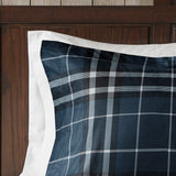 Woolrich Flint Lodge/Cabin CozySpun Down Alternative Comforter Mini Set WR10-2481 Navy