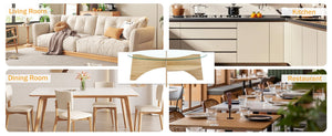 English Elm Oval Tempered Glass Coffee Table with Wood Grain Legs and Built-in Fan Tray Shelf W1151P256007