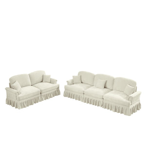 English Elm Classic Modular Sofa Set - Elegant 2-Piece Living Room Couch With Adaptable Styles & Comfort W3041S00236