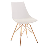 OSP Home Furnishings Oakley Chair White