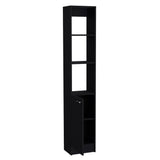 English Elm Linen Cabinet Marion, Bathroom, Black