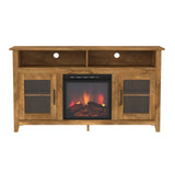 Walker Edison Farmhouse Fireplace TV Stand for 65