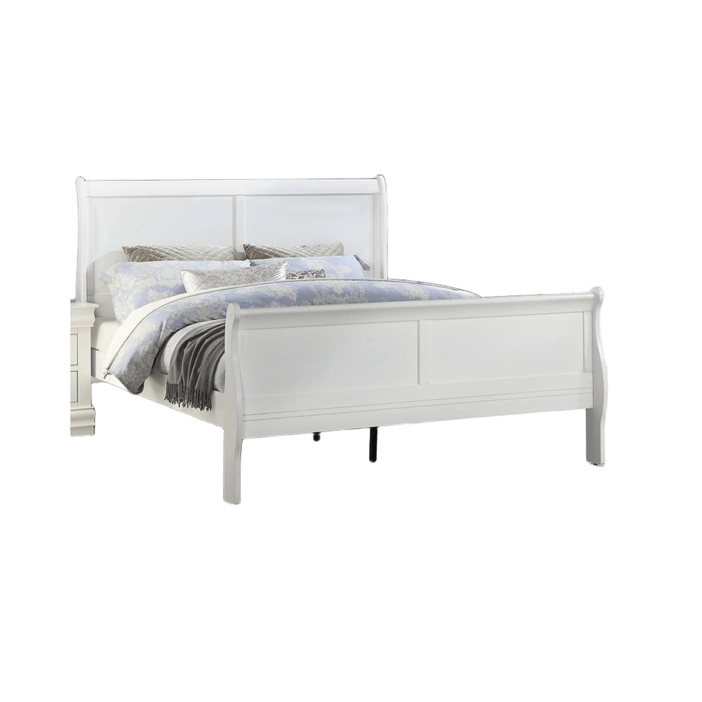 English Elm Classic Twin Over Twin Bunk Bed with Mission Style Headboards, Sturdy Block Supports & Drawers White 27 L x 63 W x 6 H B2741S00585