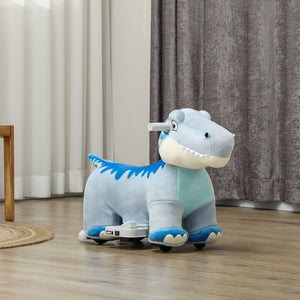 English Elm Qaba Triceratops Toddler Ride on Toy 6v Battery Powered Dinosaur Car with Music W2225P249820