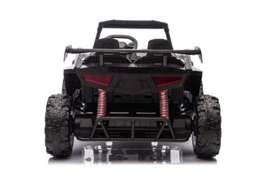 English Elm 24v Two Seat Kids Off Road Utv with 800w Four Wheel Drive and Full Suspension Pink+Black W1620P347650
