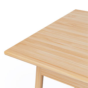 English Elm New Bamboo Computer Desk Light Natural – Stable 450lb Capacity, Modern Simple Home Office Table W2992P341073