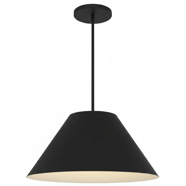 English Elm 22 Inch Wide Matte Etched Glass Led Pendant Light for Dining and Entryway Spaces Black B370P403645