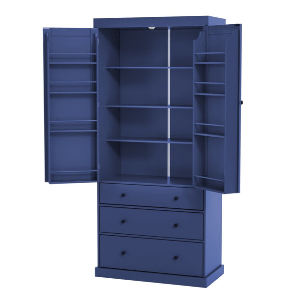 English Elm Topmax Farmhouse Pantry Cabinet Tall Freestanding Kitchen Storage Unit SP000047AAC