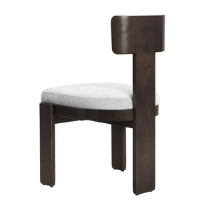 English Elm Christopher Knight Home® - Upholstered Modern Dining Chairs Set of 2 with Comfortable Fabric Seats, Solid Rubber Wood Legs, 330lb capacity and Timeless Design Gray N779P236964E