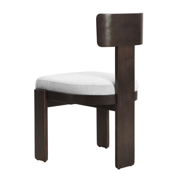 English Elm Christopher Knight Home® - Upholstered Modern Dining Chairs Set of 2 with Comfortable Fabric Seats, Solid Rubber Wood Legs, 330lb capacity and Timeless Design Gray N779P236964E