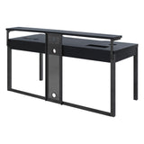 OSP Home Furnishings Adaptor 63" Gaming Desk Black