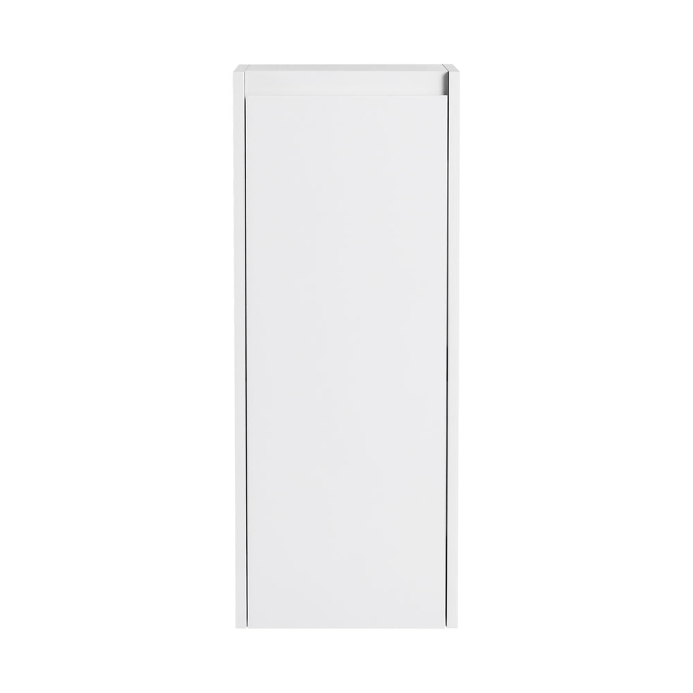 English Elm 12" Bathroom Side Cabinet - Space-Saving Wall-Mount Design With Soft-Close Doors & Modern Style W999P248644