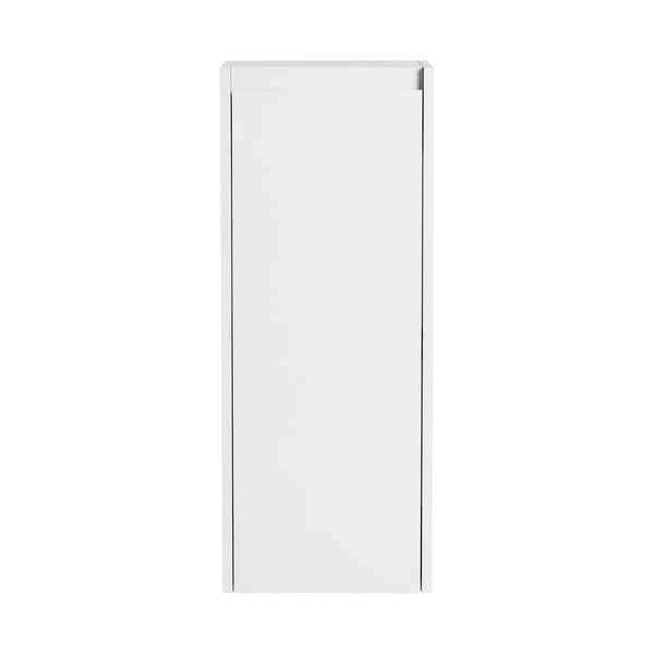 English Elm 12" Bathroom Side Cabinet - Space-Saving Wall-Mount Design With Soft-Close Doors & Modern Style W999P248644