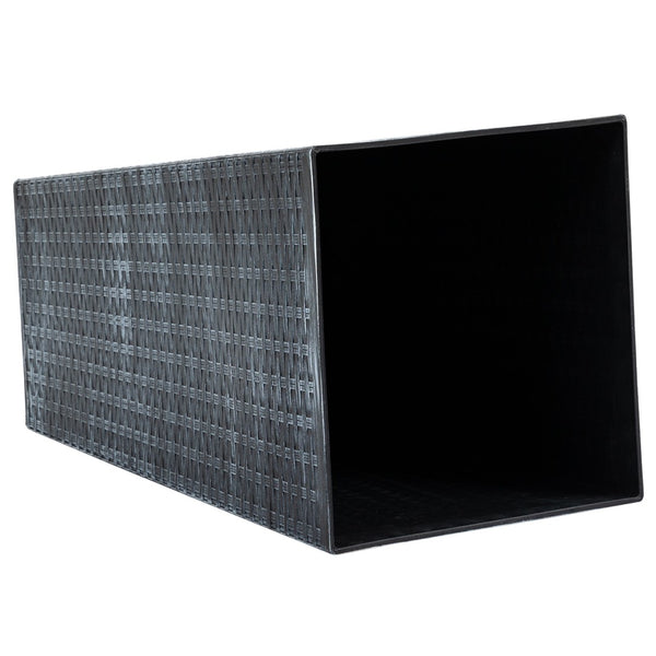 English Elm Outsunny Set Of 3 Stylish Tall Planters - Uv-Resistant, Self-Draining Flower Pots For Indoor & Outdoor W2225P174482-GIGA