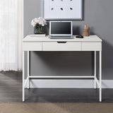 OSP Home Furnishings Contempo Sit-To-Stand Desk White Oak