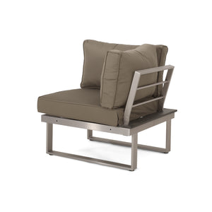 English Elm Christopher Knight Home® - Sterling Modern Corner & Coffee Table – Durable Aluminum, Khaki Finish, Versatile For Small Spaces 68939.00GRY