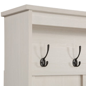 OSP Home Furnishings Garnet Entry Hall Tree Off White