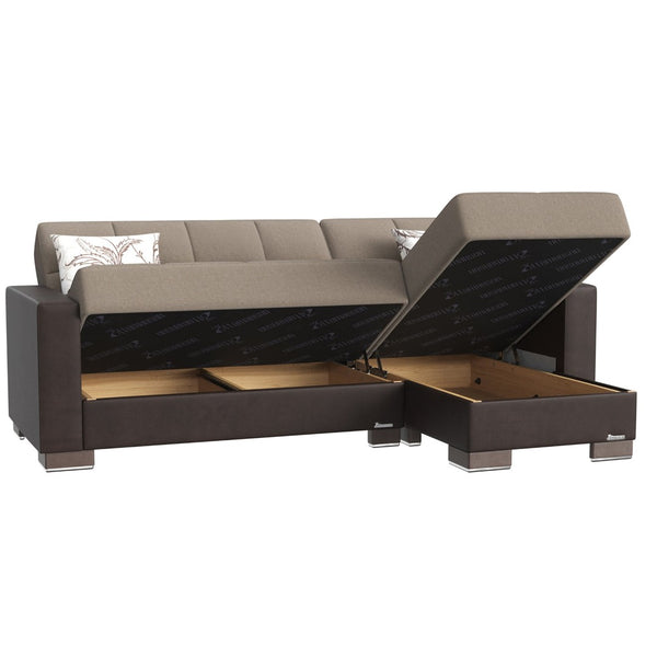 English Elm Primenest Nimbusflow Convertible Chaise Lounge With Storage – Stylish, Comfortable & Versatile Design B030P303546-GIGA