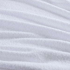 JLA Home Madison Park - Blanket — Ultra-Soft OEKO-TEX Certified Cozy Throw for Everyday Warmth, Neutral Styling, Easy Care White BR51-4438