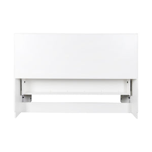 English Elm Murphy Space-Saving Bed with Built-In Desk — Foldaway Horizontal or Vertical Cabinet for Small Rooms W331S00149