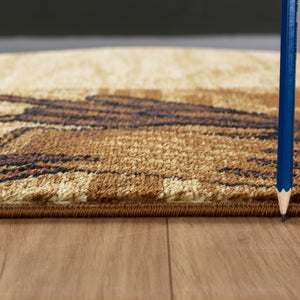 English Elm Tribes Beige 7'10" X 10'3" Southwest Area Rug - Durable, Stylish, Pet-Friendly, Easy To Clean! B186P181020-GIGA