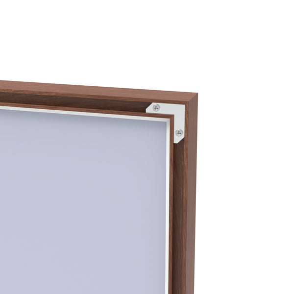 English Elm 60*36" Oversized Modern Rectangle Bathroom Mirror with Walnut Aluminum Frame Removable Tray, Versatile Wall or Floor Mount, HD Reflection and Durable Design W708P297589
