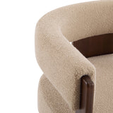 Christopher Knight Home® - Noble House - - Modern Upholstered Boucle Fabric Accent Arm Chair