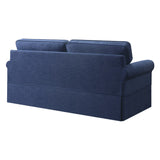 OSP Home Furnishings Ashton Slip Cover Sofa Navy