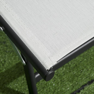 English Elm Outsunny 2-Piece Outdoor Chaise Lounge Set With Wheels, 5 Adjustable Positions For Ultimate Comfort P1 W2225P200361-GIGA