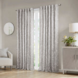 Croscill Home Winslow Modern/Contemporary Floral Curtain Panel (Single) CHM40-0023 Linen