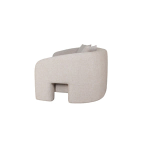 English Elm Sylvia 104" Tweed Loveseat Gold Dust — Kiln-Dried Pine Frame, High-Density Foam, Commercial Grade, Assembled B365P398104