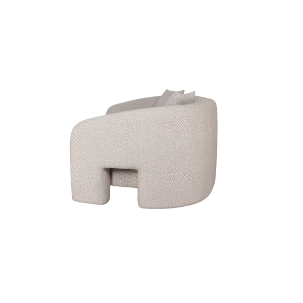 English Elm Sylvia 104" Tweed Loveseat Gold Dust — Kiln-Dried Pine Frame, High-Density Foam, Commercial Grade, Assembled B365P398104