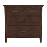 OSP Home Furnishings Modern Mission 3 Drawer Chest Vintage Oak